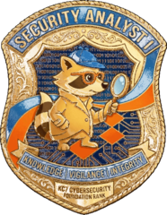 KC7 Security Analyst I badge