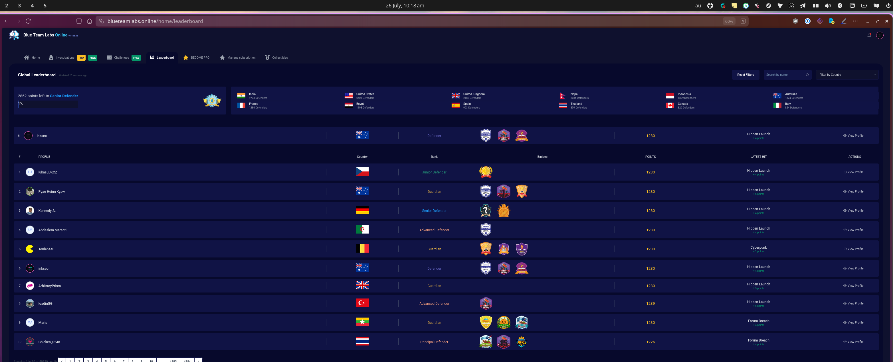 leaderboard screenshot 2026-07-26