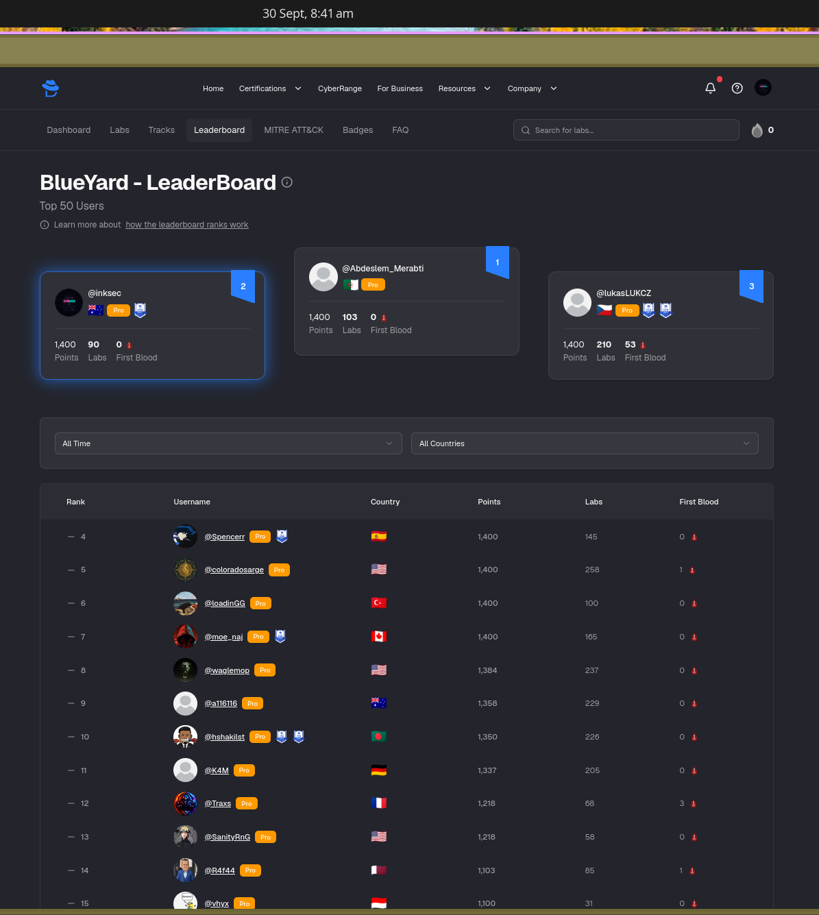 leaderboard screenshot 2026-09-30