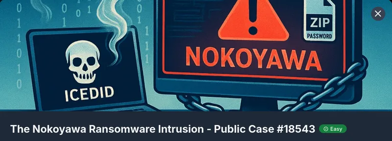 The Nokoyawa Ransomware Intrusion - Public Case #18543